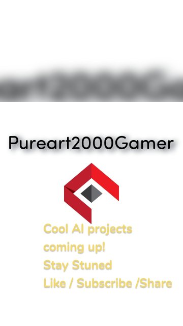 Cool AI projects coming up! Stay Stuned Like / Subscribe /Share